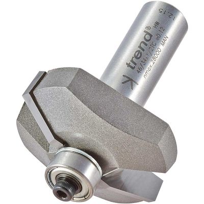 Trend Bearing Guided Bevel Cutter 25 Degrees Pk 1 46/34X1/2TC
