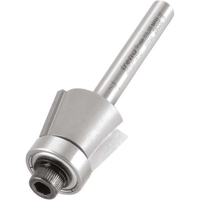 Trend Bearing Guided Bevel Trimmer Router Cutter 20mm 14mm 1/4"