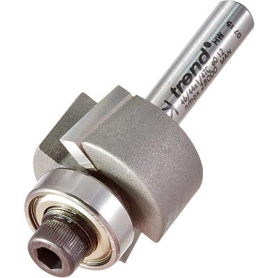 Trend 46/44X1/4TC 46/44 X 1/4 Tct Bearing Guided Rebater 24Mm X 12.7Mm