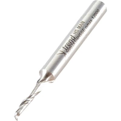 Trend Helical Plunge Cutter 3Mm Diameter Pk 1 50/03X1/4HSSE