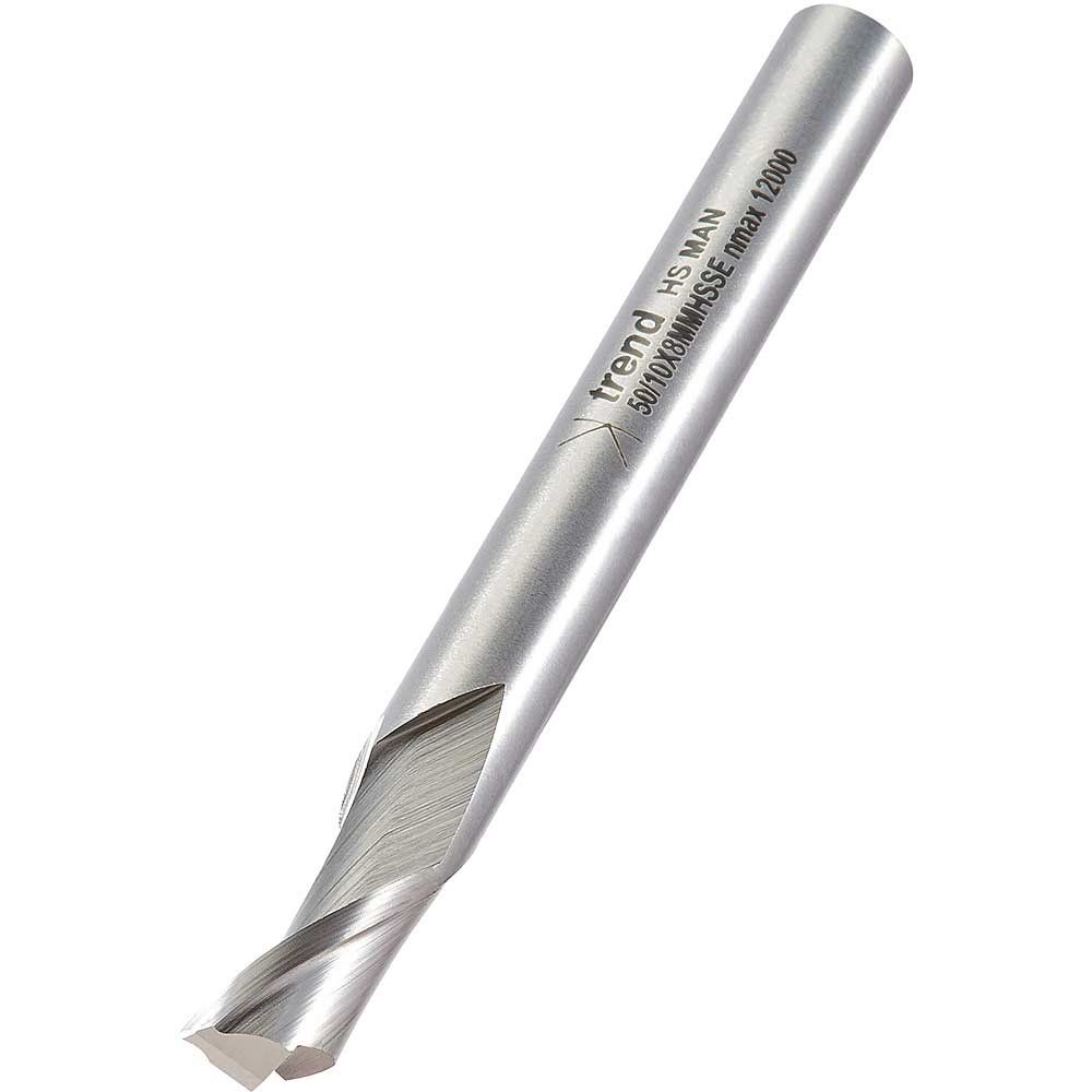Trend Helical Plunge Cutter 10Mm Diameter Pk 1 50/10X8MMHSSE - Image 1