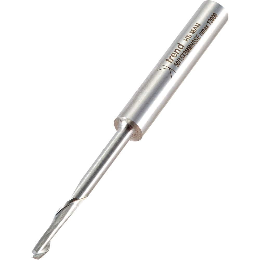Trend Helical Plunge Cutter 4Mm Diameter Pk 1 50/15X8MMHSSE - Image 1