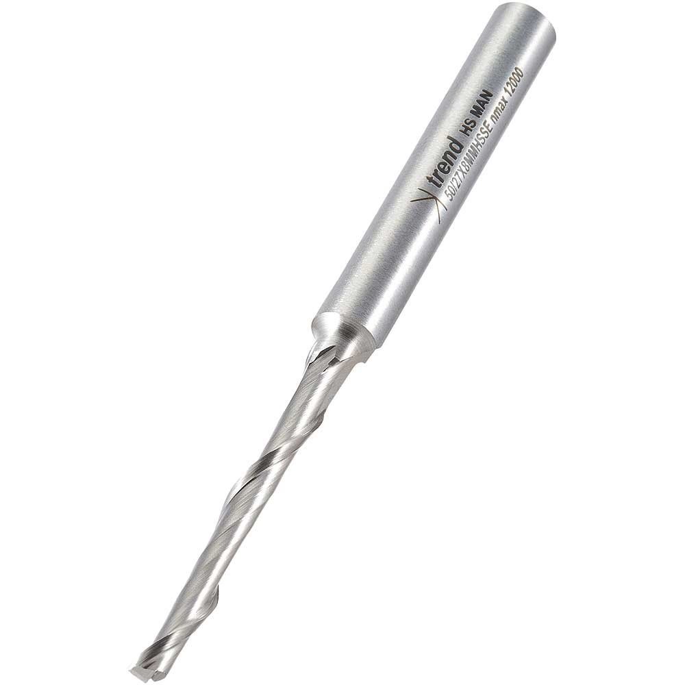 Trend Helical Plunge Cutter 5Mm Diameter Pk 1 50/27X8MMHSSE - Image 1