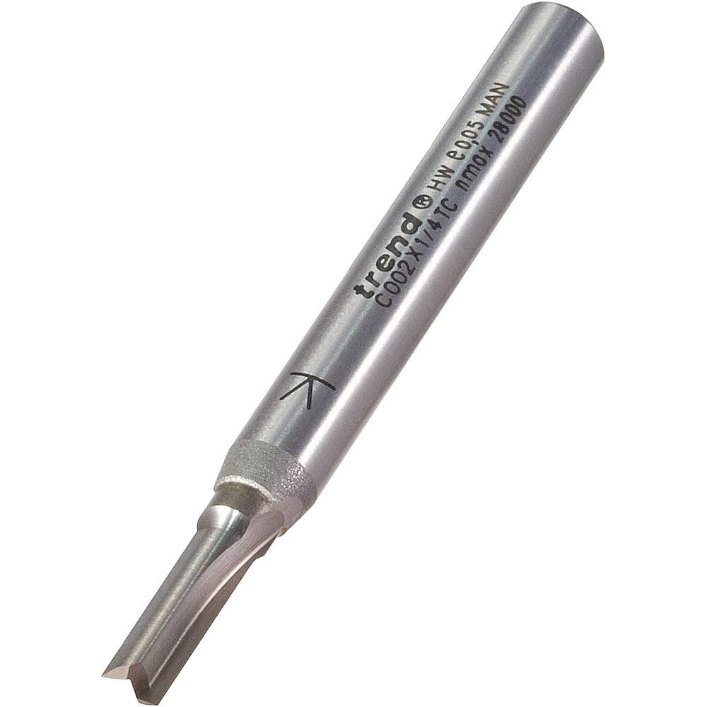 Trend C002X1/4TC C002 X 1/4 Tct Two Flute Cutter 4.0 X 11.1Mm - Image 1