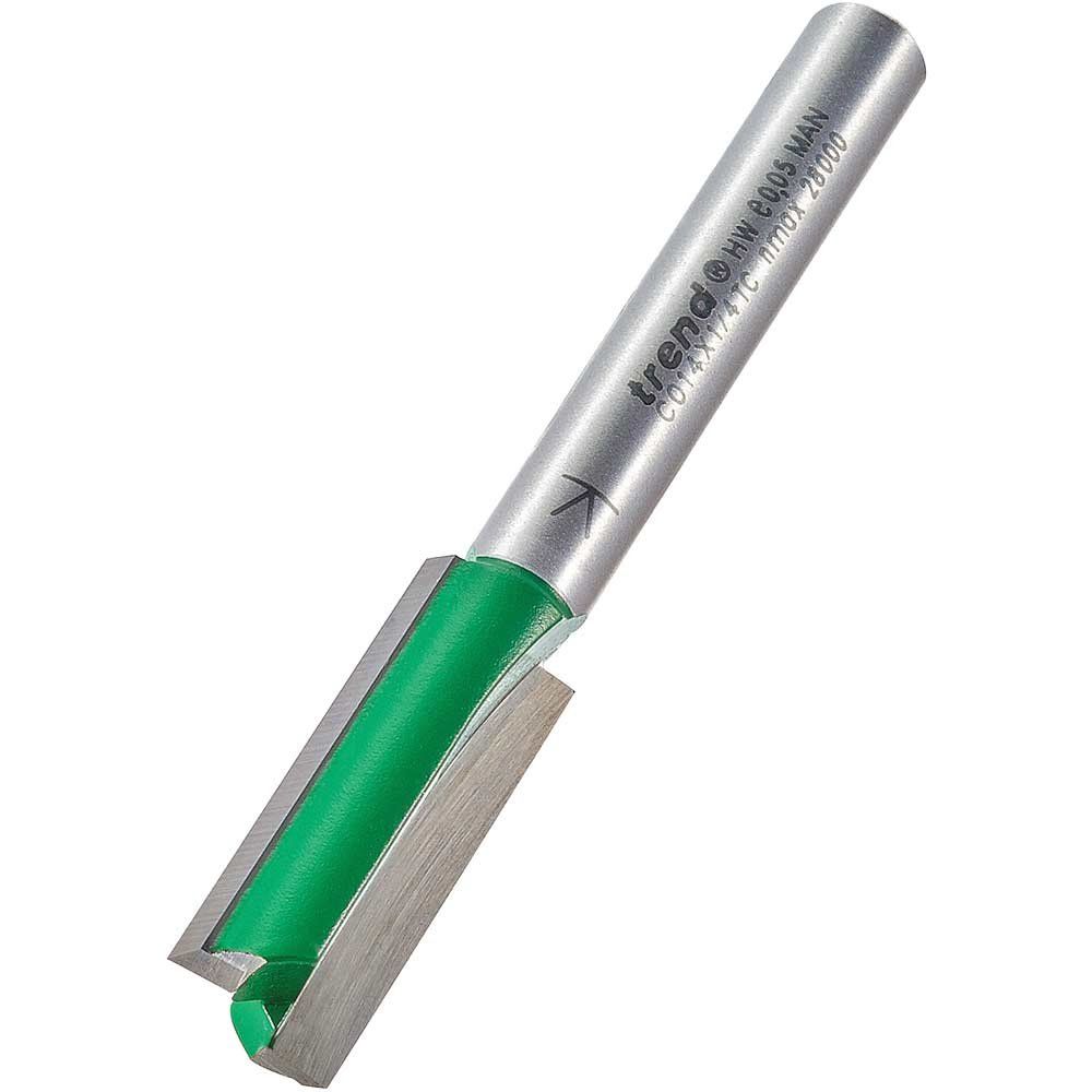 Trend C014X1/4TC C014 X 1/4 Tct Two Flute Cutter 9.5 X 25.4Mm - Image 1