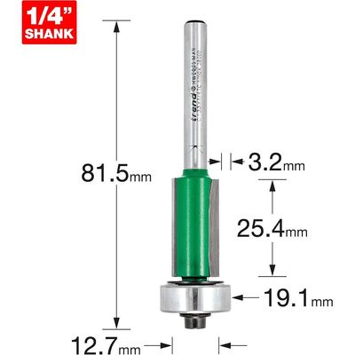 Trend Overlap Trim12.7Mm Diameter Pk 1 C133X1/4TC
