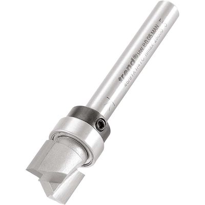 Trend 46/91X1/4TC 46/91 X 1/4 Tct 90° Shank Mounted Template Profiler 12.7 X 9.5Mm