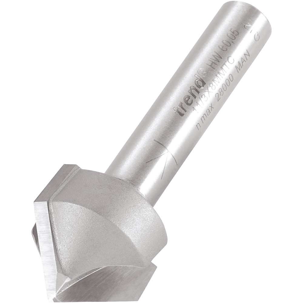 Trend Chamfer V Groove Cutter 45 Degrees Pk 1 11/3X8MMTC - Image 1