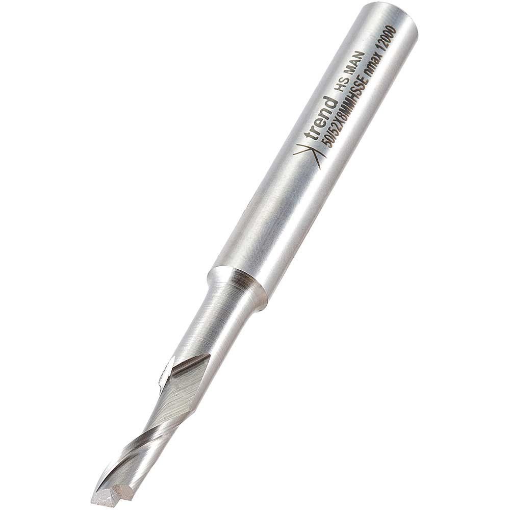Trend Helical Plunge Cutter 6Mm Diameter Pk 1 50/52X8MMHSSE - Image 1