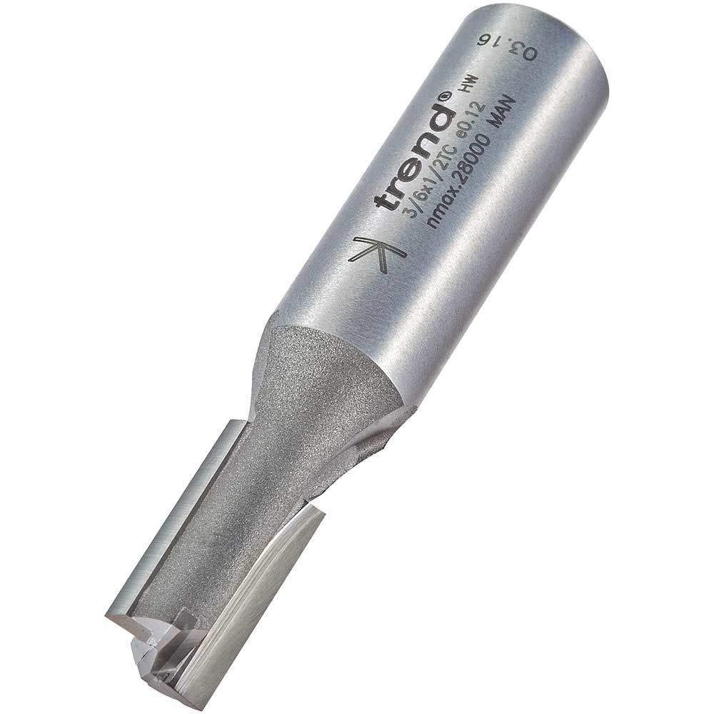 Trend 3/6X1/2TC 3/6 X 1/2 Tct Two Flute Cutter 10.0 X 19Mm - Image 1