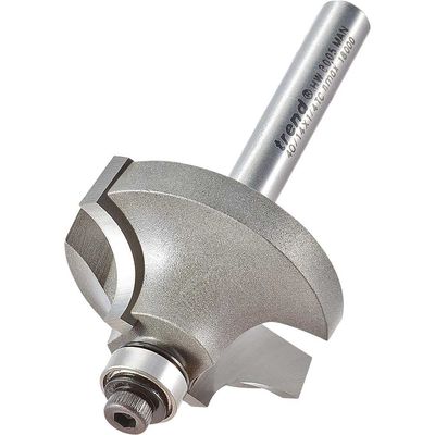 Trend Bearing Guided Ovolo Cutter 9.5Mm Radius Pk 1 40/14X1/4TC