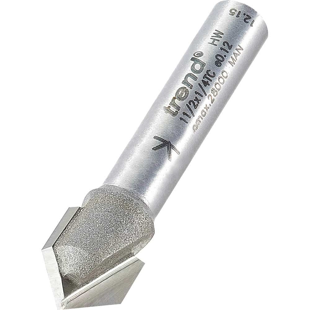 Trend Chamfer V Groove Cutter 45 Degrees Pk 1 11/2X1/4TC - Image 1
