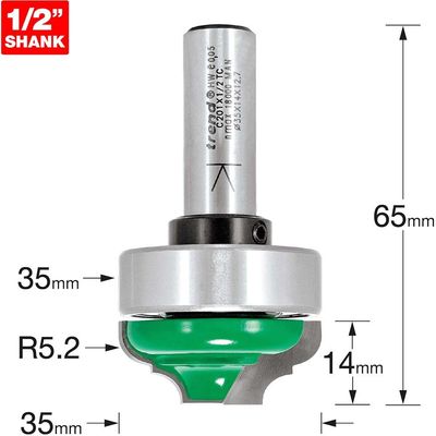 Trend Bearing Guided Classic 5.2Mm Radius Pk 1 C201X1/2TC