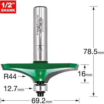 Trend Bearing Guided Thumb Mould Radius44Mm Pk 1 C190X1/2TC