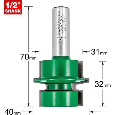 Trend Offset Tongue And Groover Set 1 C192X1/2TC