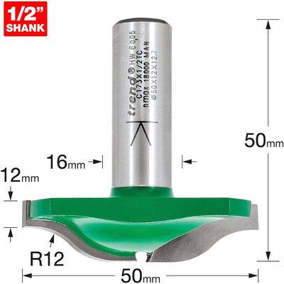 Trend Large Panel Raiser Radius 12Mm Pk 1 C173X1/2TC
