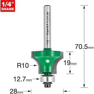 Trend Bearing Guided Glazing Bar Cutter Pk 1 C265X1/4TC