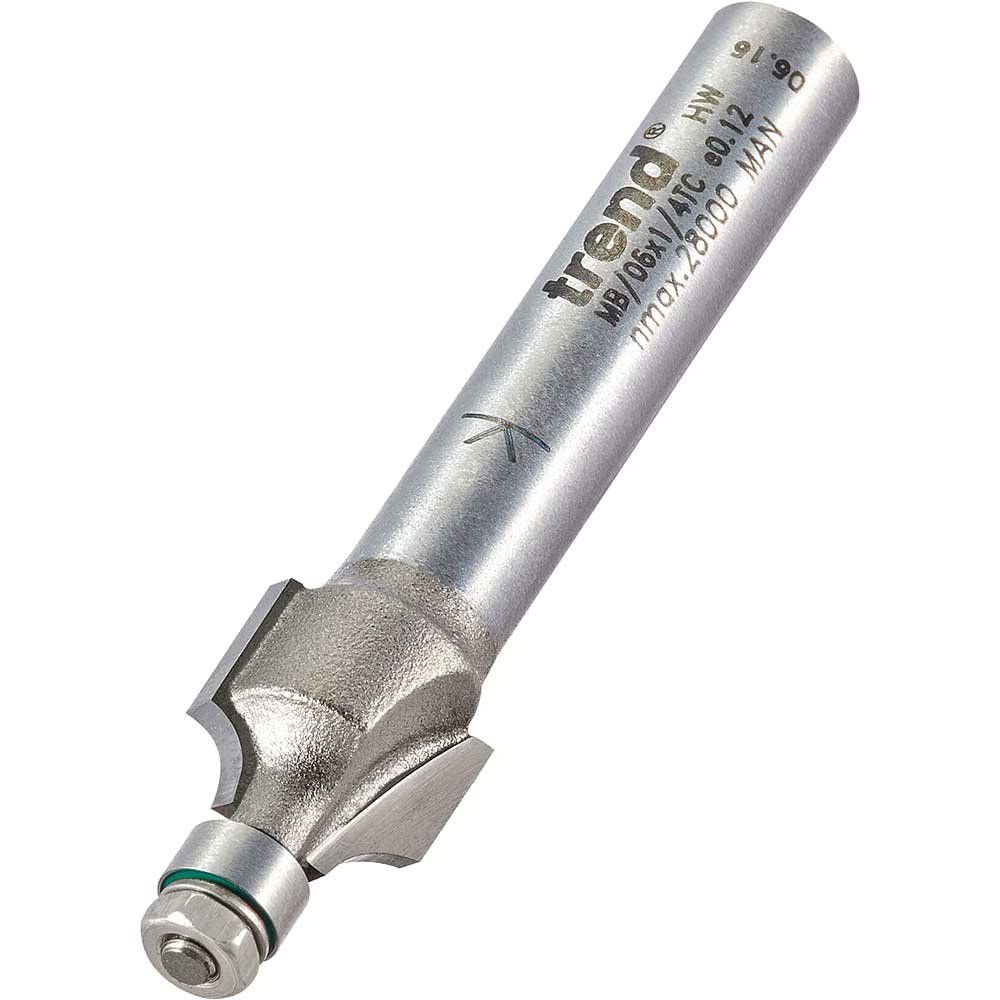 Trend Mini Guided Round Over Radius 2.4Mm X 9.5Mm Pk 1 MB/06X1/4TC - Image 1