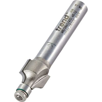 Trend Mini Guided Round Over Radius 2.4Mm X 9.5Mm Pk 1 MB/06X1/4TC
