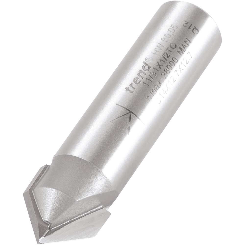 Trend Chamfer V Groove Cutter 45 Degrees Pk 1 11/31X1/2TC - Image 1