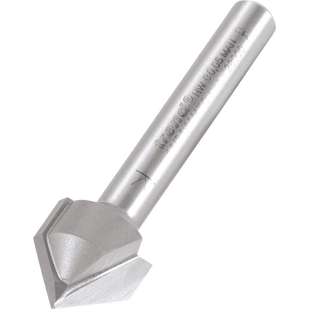 Trend Chamfer V Groove Cutter 45 Degrees Pk 1 11/31X1/4TC - Image 1