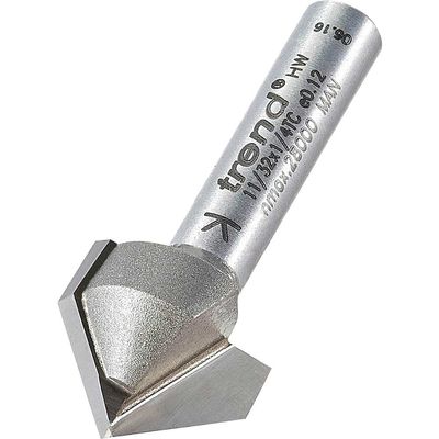 Trend Chamfer V Groove Cutter 45 Degrees Pk 1 11/32X1/4TC