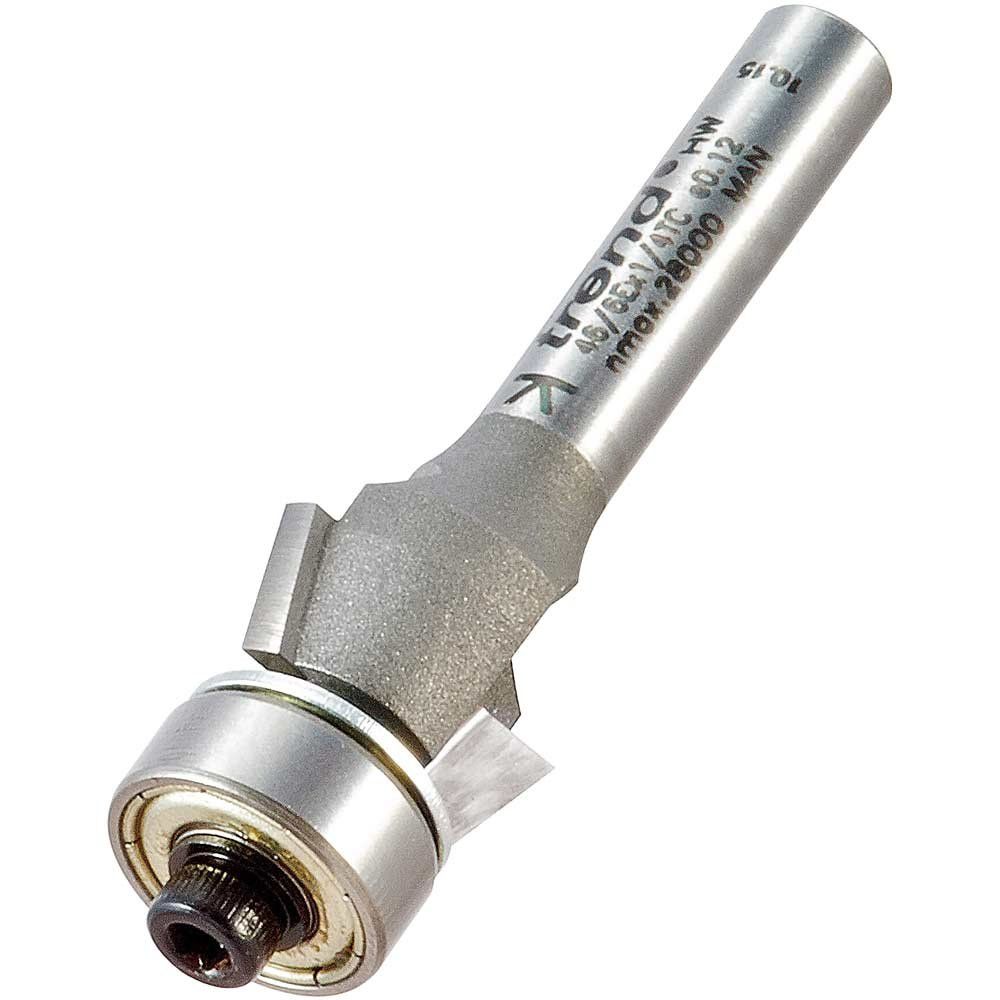 Trend Bearing Guided Bevel Trimmer Router Cutter 15.9mm 6.3mm 1/4" - Image 1