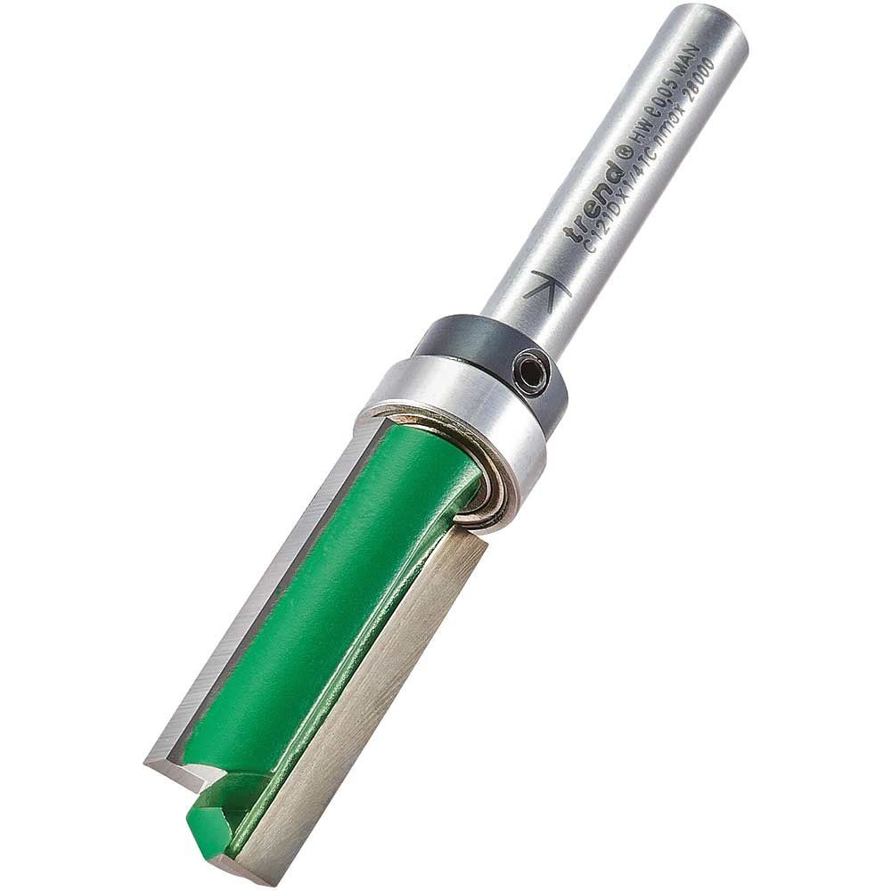Trend Bearing Guided Template Profiler Router Cutter 12.7mm 32mm 1/4" - Image 1