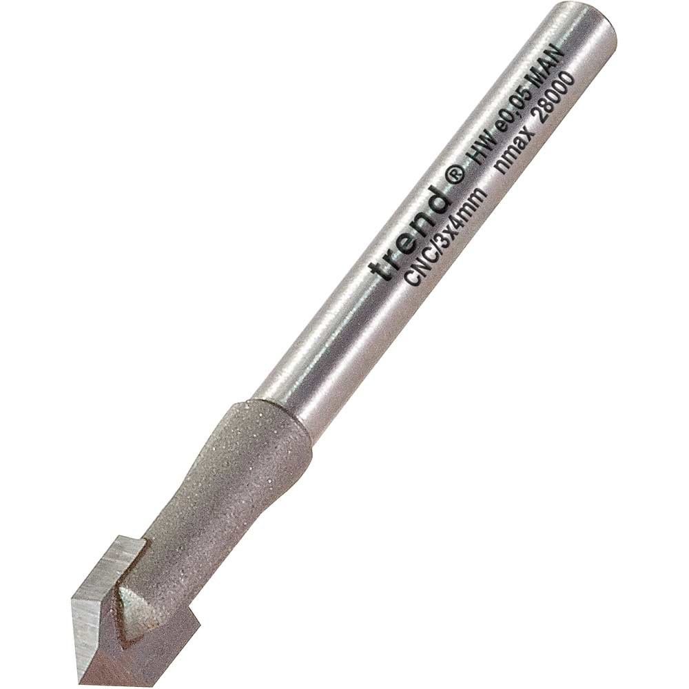 Trend 90 Deg V Groove 6.3Mm Wood 4635V090 Pk 1 CNCM/3X4MMTC - Image 1