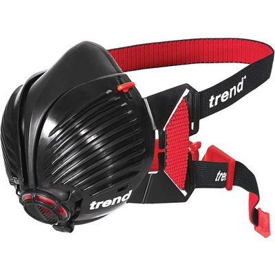 Trend Air Stealth Respirator Mask. Small/Medium Size Half Mask With Twin P3 Rated Filters. Pk 1 STEALTH/SM