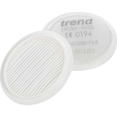 Trend Air Stealth Respirator Mask Replacement Filters Pack Of 5. Fast Easy To Replace P3 Filters For The Stealth Half Mask Pair 1 STEALTH/1/5