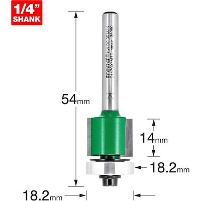 Trend Guided Trimmer 18.2Mm Diameter Pk 1 C117CX1/4TC