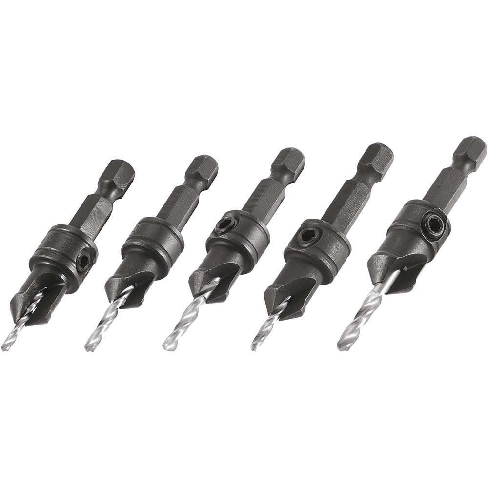 Trend 5 Piece Quick Release Countersink Set - Image 1