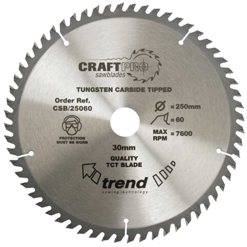 Trend Craft Saw Blade 350Mm X 64 Teeth X 30Mm Pk 1 CSB/35064 - Image 1