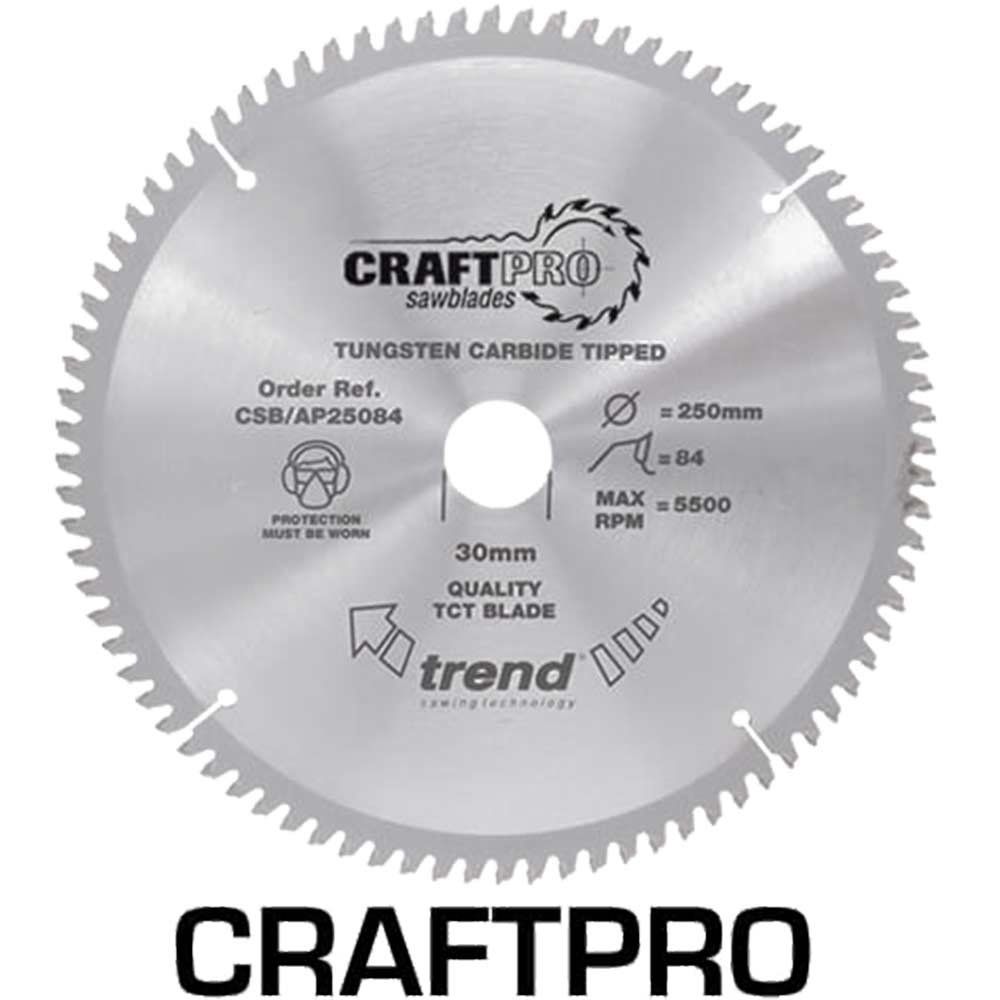 Trend CSB/AP18458A Craft Saw Blade Aluminium and Plastic 184 X 58 Teeth X 30 - Image 1