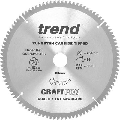 Trend CSB/AP25496 Saw Blade 254mm x 96 x 30mm