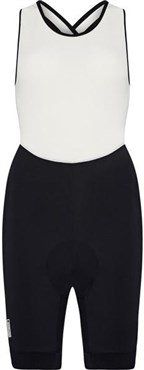 Madison Sportive Womens Road Bib Shorts with Pad Black/White - Thumbnail 2
