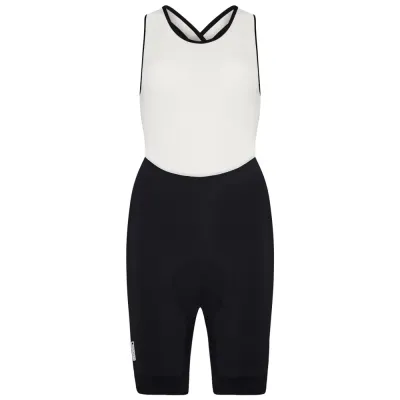 Madison Sportive Womens Road Bib Shorts with Pad Black/White