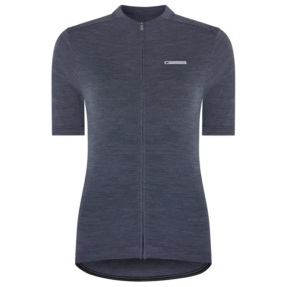 Madison Roam Merino Womens SS Jersey Navy Haze - Image 1