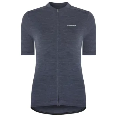 Madison Roam Merino Womens SS Jersey Navy Haze
