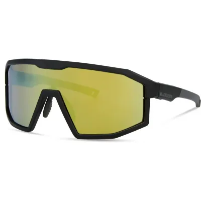Madison Enigma Sunglasses 3 Lens Pack - Black Frame / Bronze Mirror / Amber / Clear Lens - Thumbnail 2