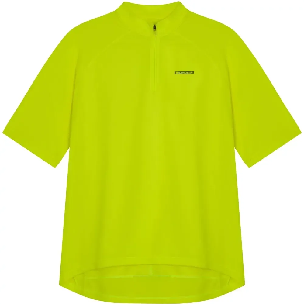 Madison Freewheel SS Jersey Hi-Viz Yellow - Image 1