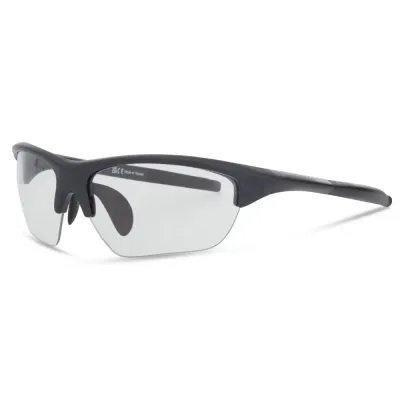 Madison Mission II Sunglasses - Matt Dark Grey Frame / Clear Lens - Thumbnail 2