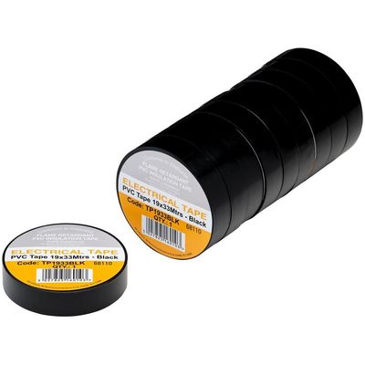 Draper PVC Electrical Insulation Tape Pack of 10