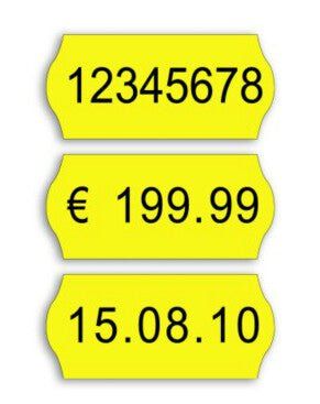 Avery YR1226 self-adhesive label Yellow 1500 pc(s) - Image 1
