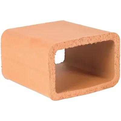 Hepworth Terracotta Brown Clay Cavity Liner - YB13, Size: 215x140x200mm - Thumbnail 2