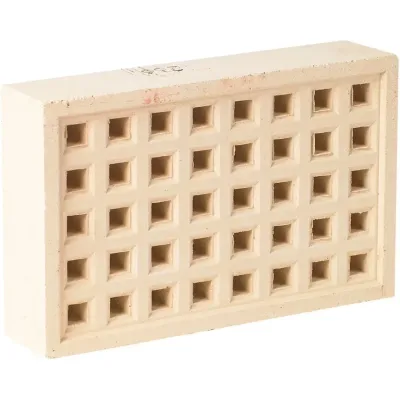 Hepworth Beige Clay Square Hole Airbrick - YA14B, Size: 215x140mm - Thumbnail 2