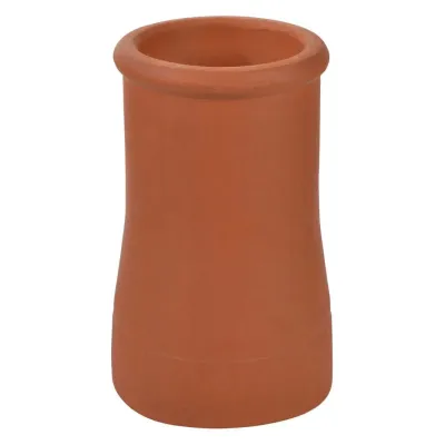 Hepworth Chimney Pot Roll Top Red 450mm YM19R - Thumbnail 2