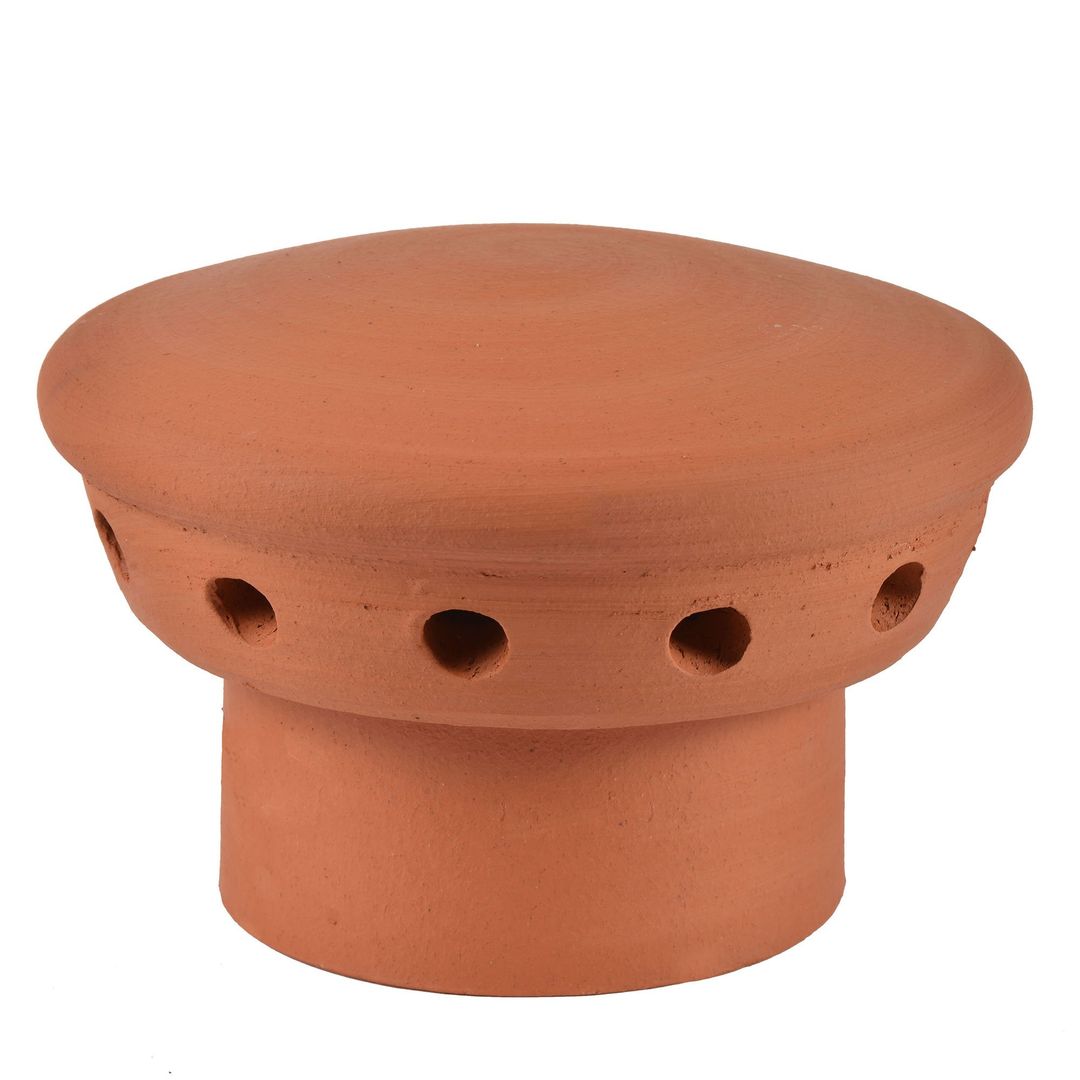 Hepworth Terracotta Ventilation Terminal Flue Vent Red 180mm - Image 1