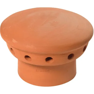 Hepworth Terracotta Ventilation Terminal Flue Vent Red 180mm - Thumbnail 2